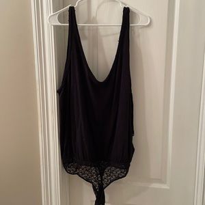 Black Free People bodysuit